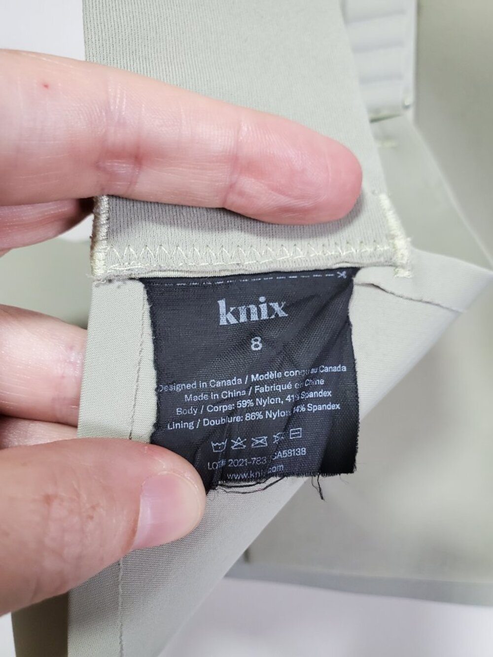 KNIX Catalyst Sports Bra Celery Green 8 40D 40DD 40E High Impact Gym Running - Picture 10 of 12